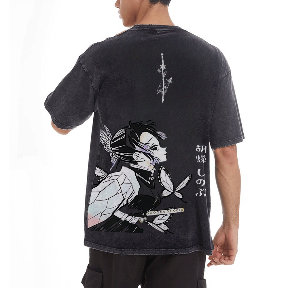 Vintage Oversized T-Shirt Demon Slayer