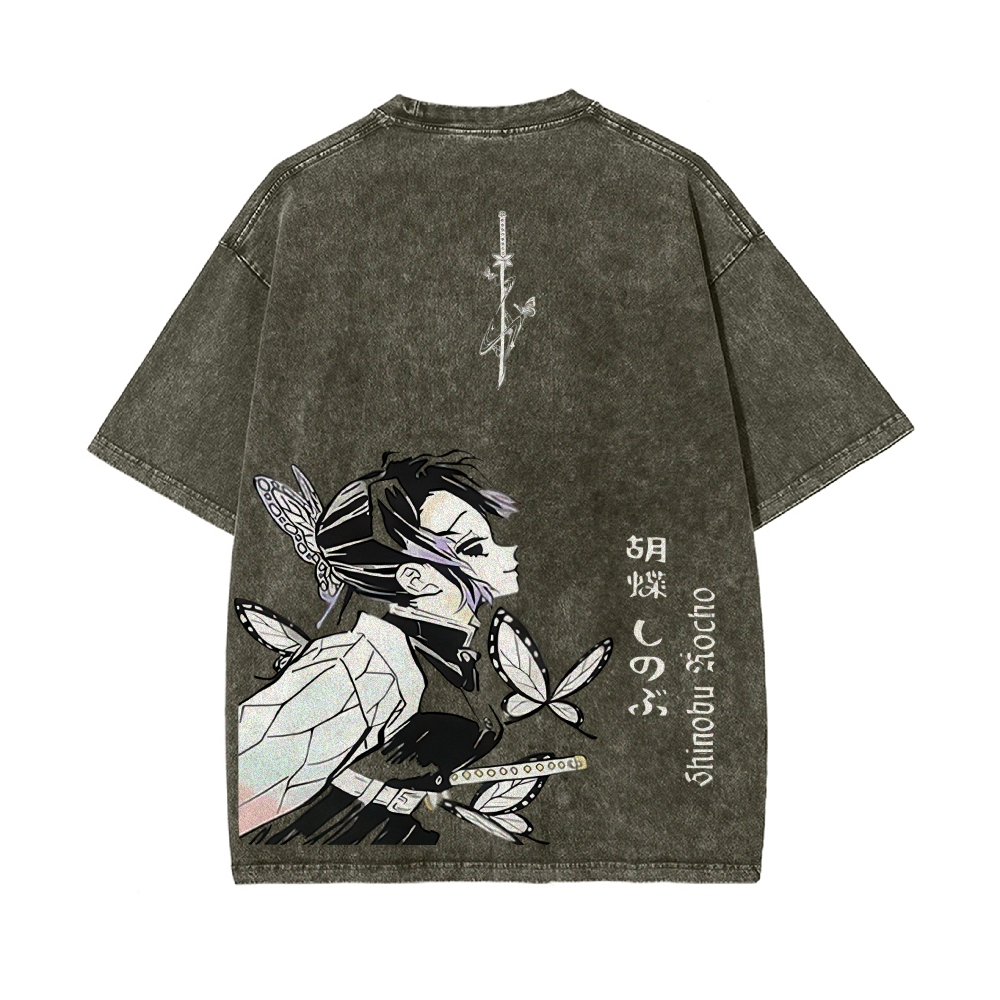 Vintage Oversized T-Shirt Demon Slayer
