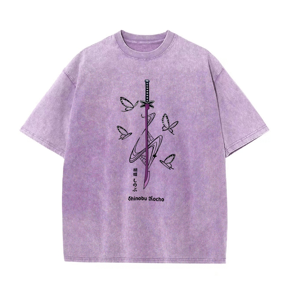 Vintage Oversized T-Shirt Demon Slayer