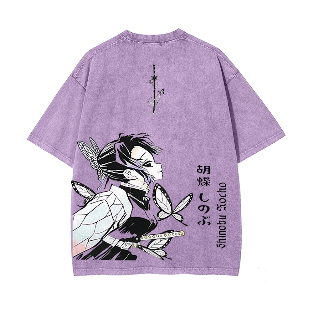 Vintage Oversized T-Shirt Demon Slayer