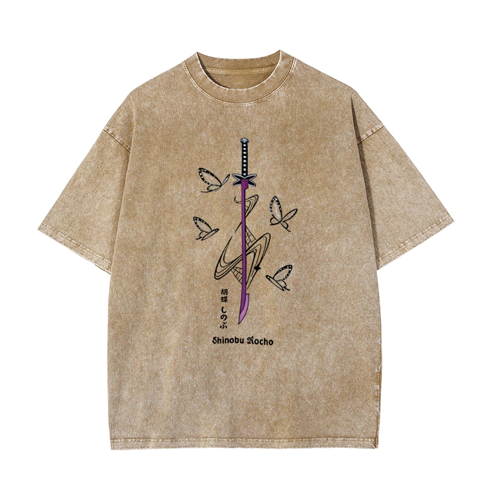 Vintage Oversized T-Shirt Demon Slayer