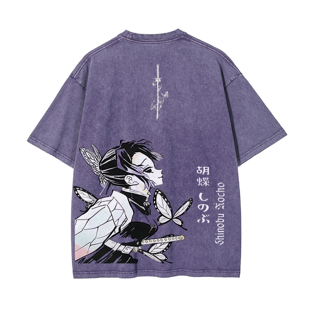 Vintage Oversized T-Shirt Demon Slayer