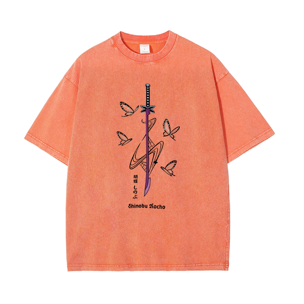 Vintage Oversized T-Shirt Demon Slayer