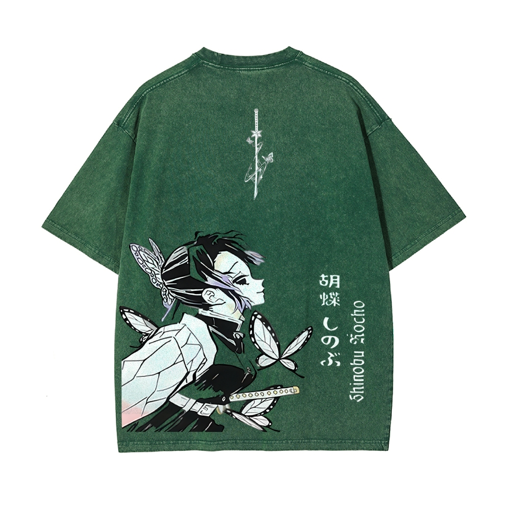 Vintage Oversized T-Shirt Demon Slayer