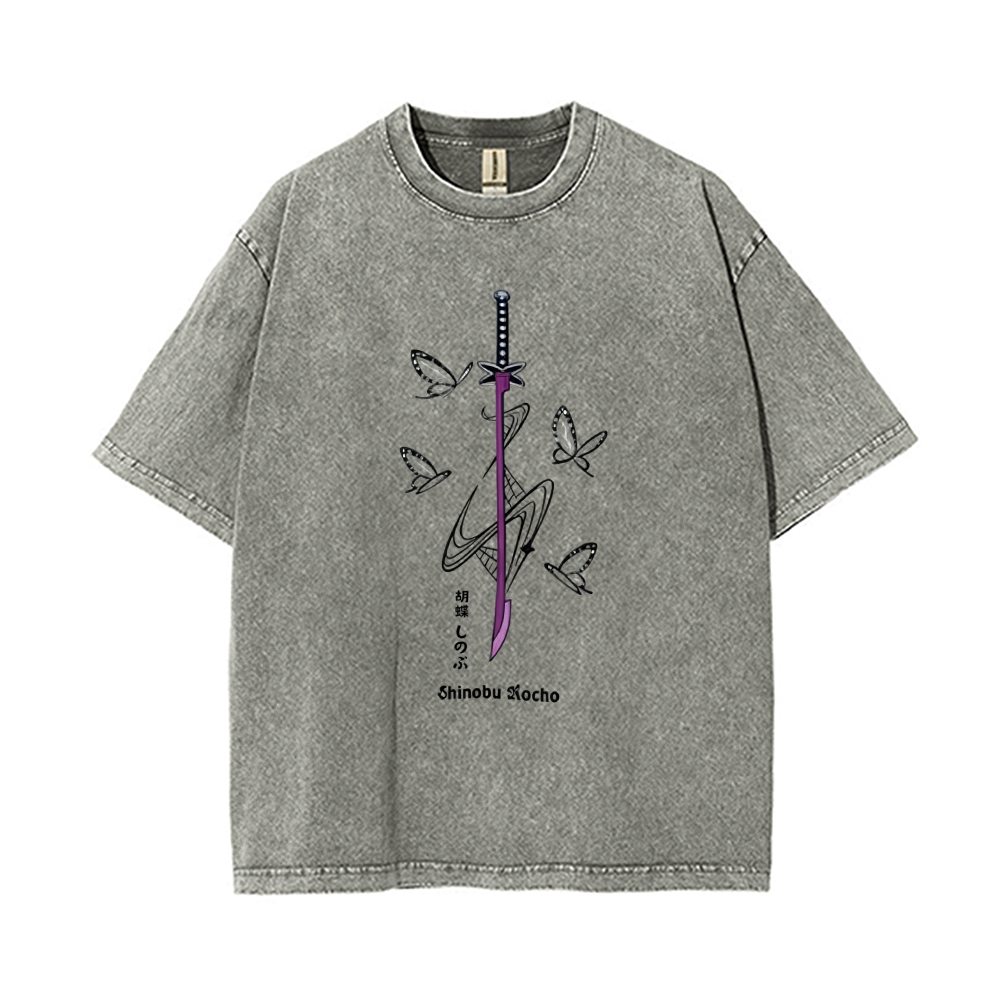 Vintage Oversized T-Shirt Demon Slayer