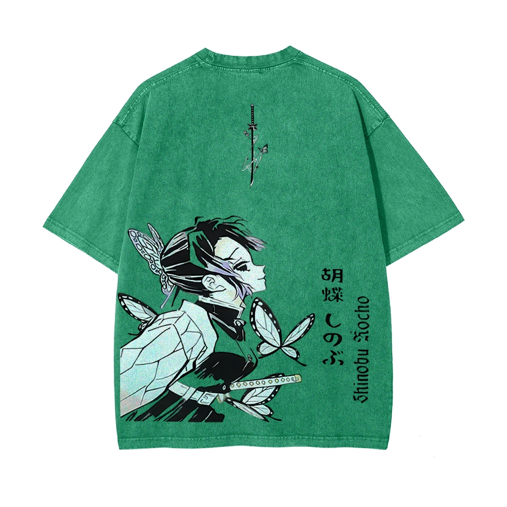 Vintage Oversized T-Shirt Demon Slayer