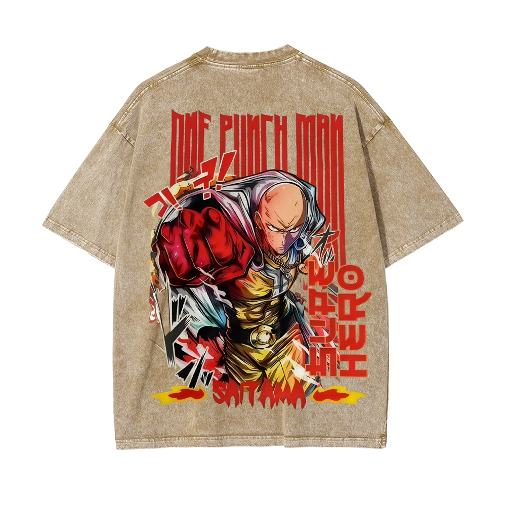 Vintage Oversized T-Shirt One Punch Man