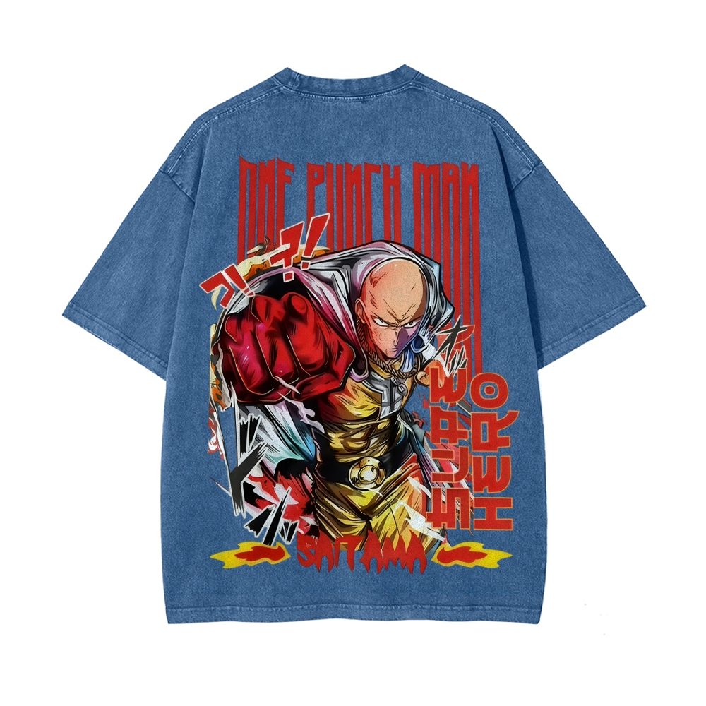 Vintage Oversized T-Shirt One Punch Man
