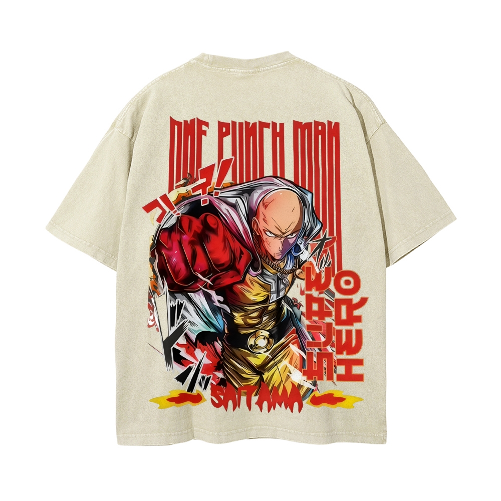 Vintage Oversized T-Shirt One Punch Man
