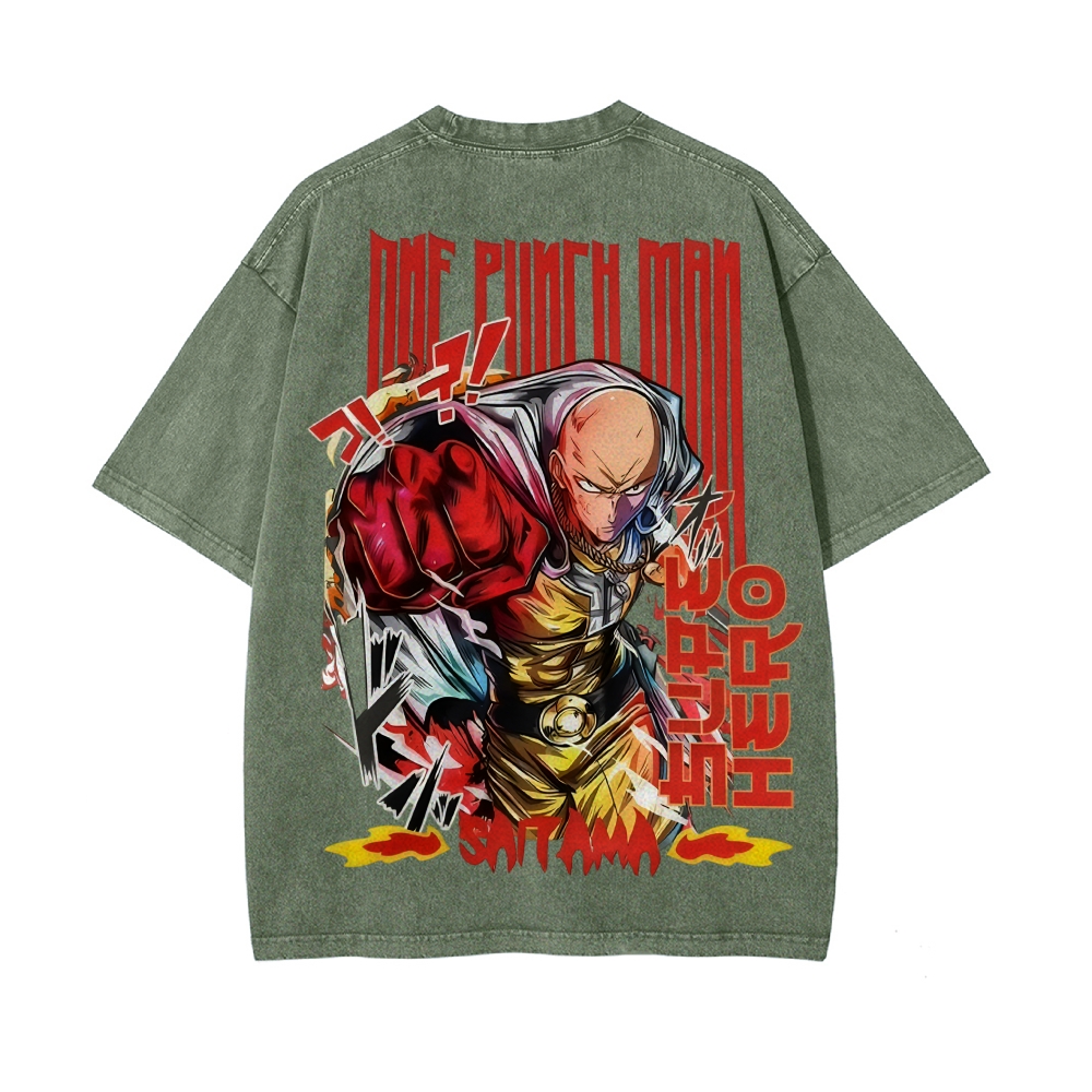Vintage Oversized T-Shirt One Punch Man