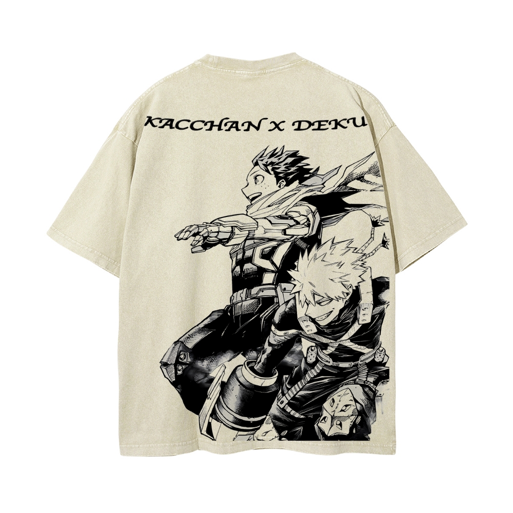 Vintage Oversized T-Shirt My Hero Academia