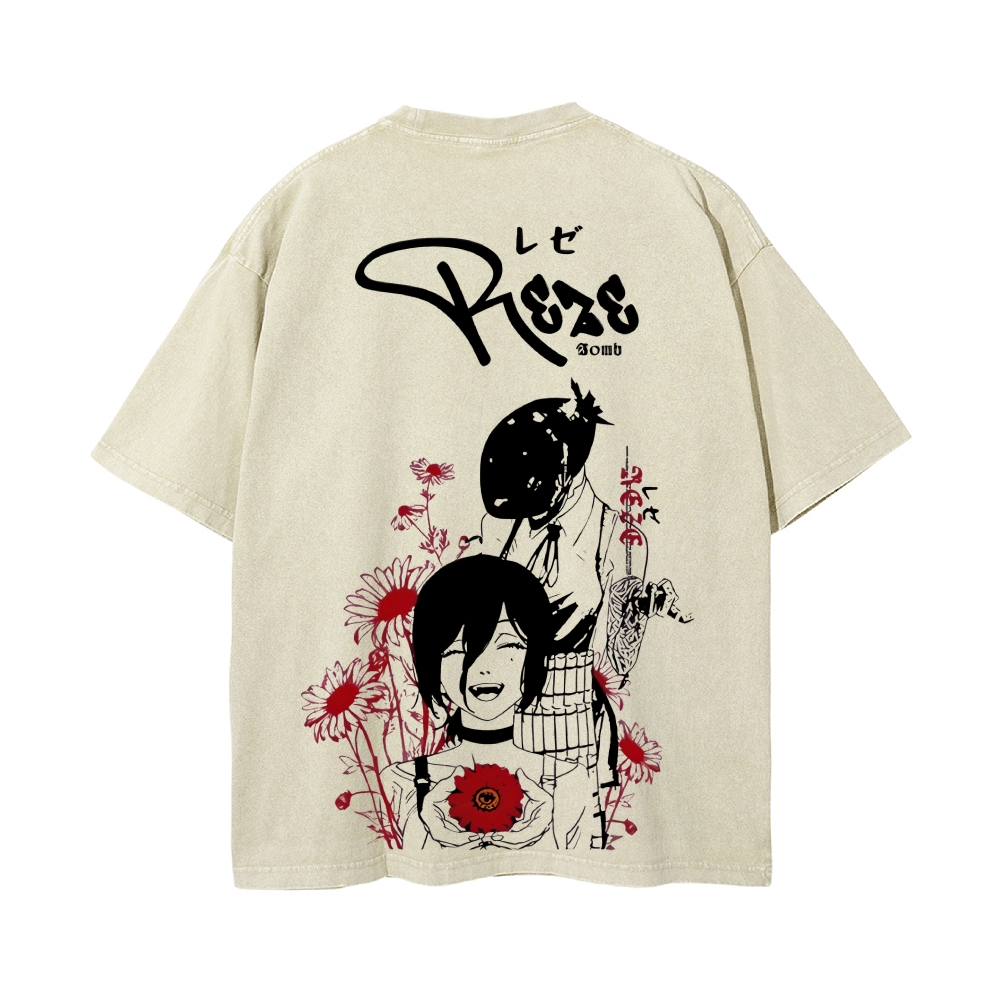 Vintage Oversized T-Shirt Chainsaw Man