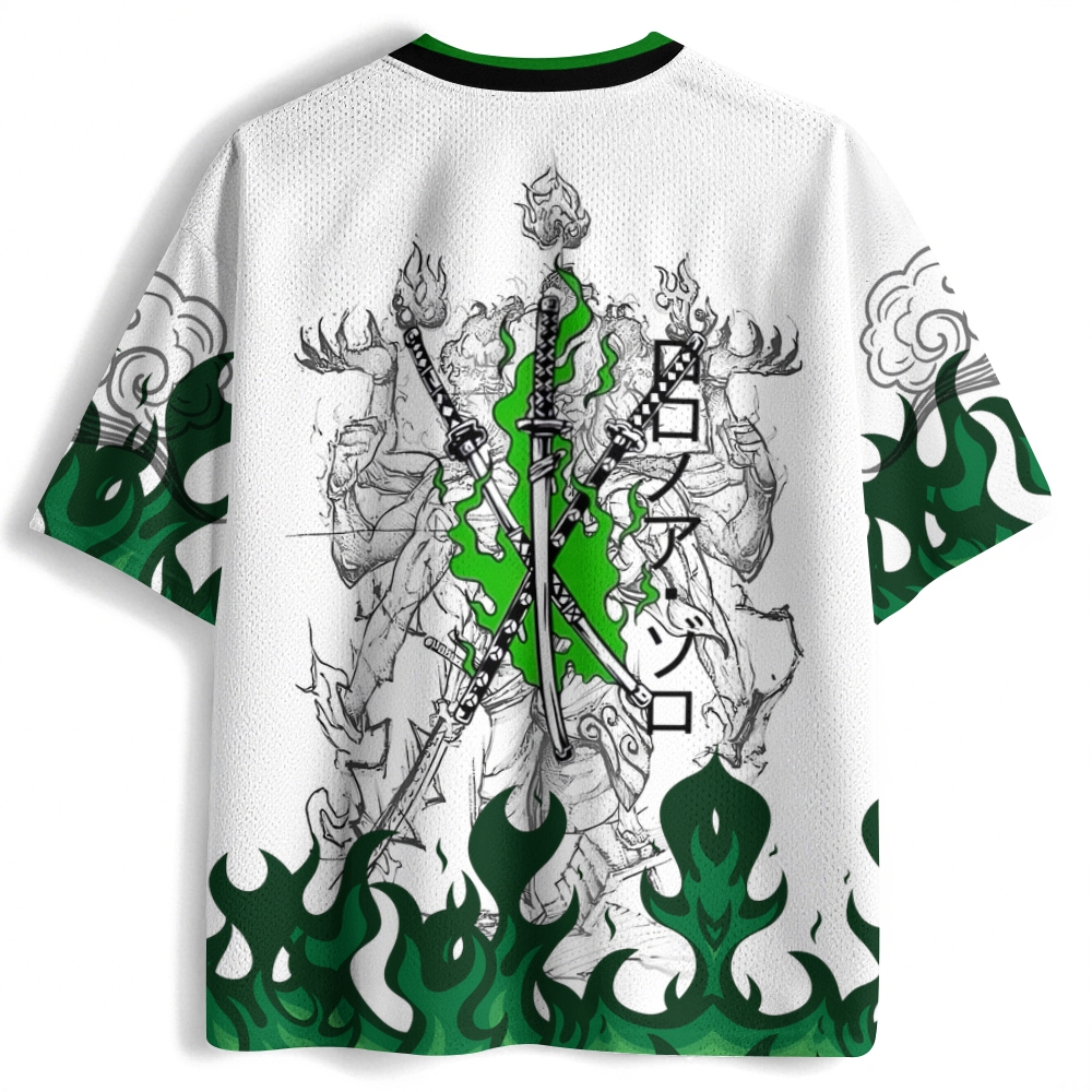 One Piece Roronoa Zoro Luffy Anime Football Jersey