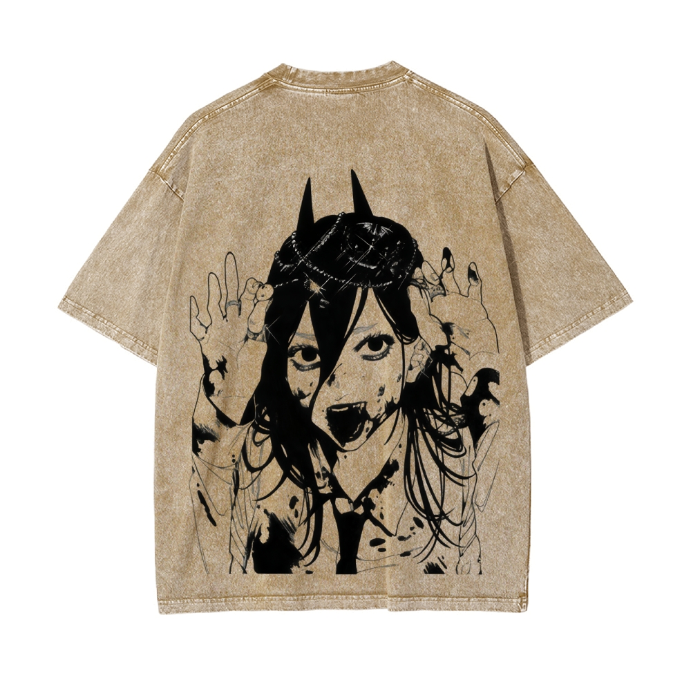 Vintage Oversized T-Shirt Chainsaw Man