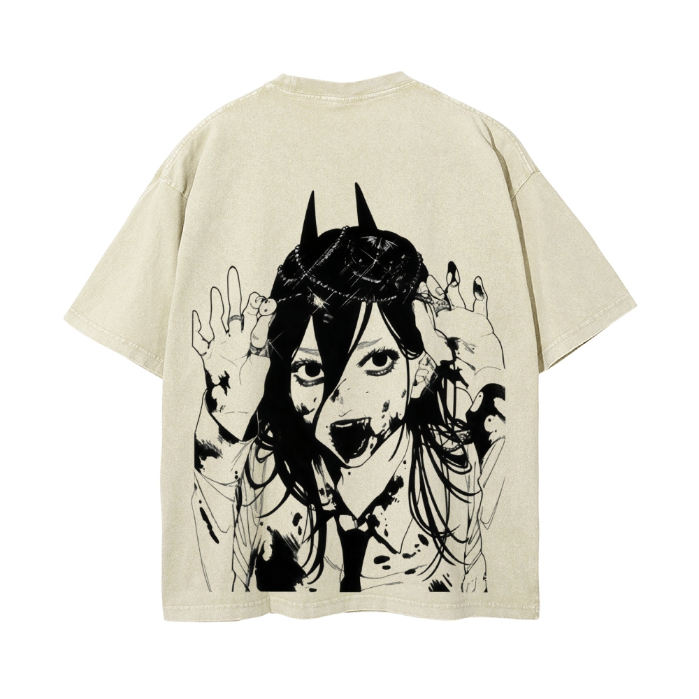 Vintage Oversized T-Shirt Chainsaw Man