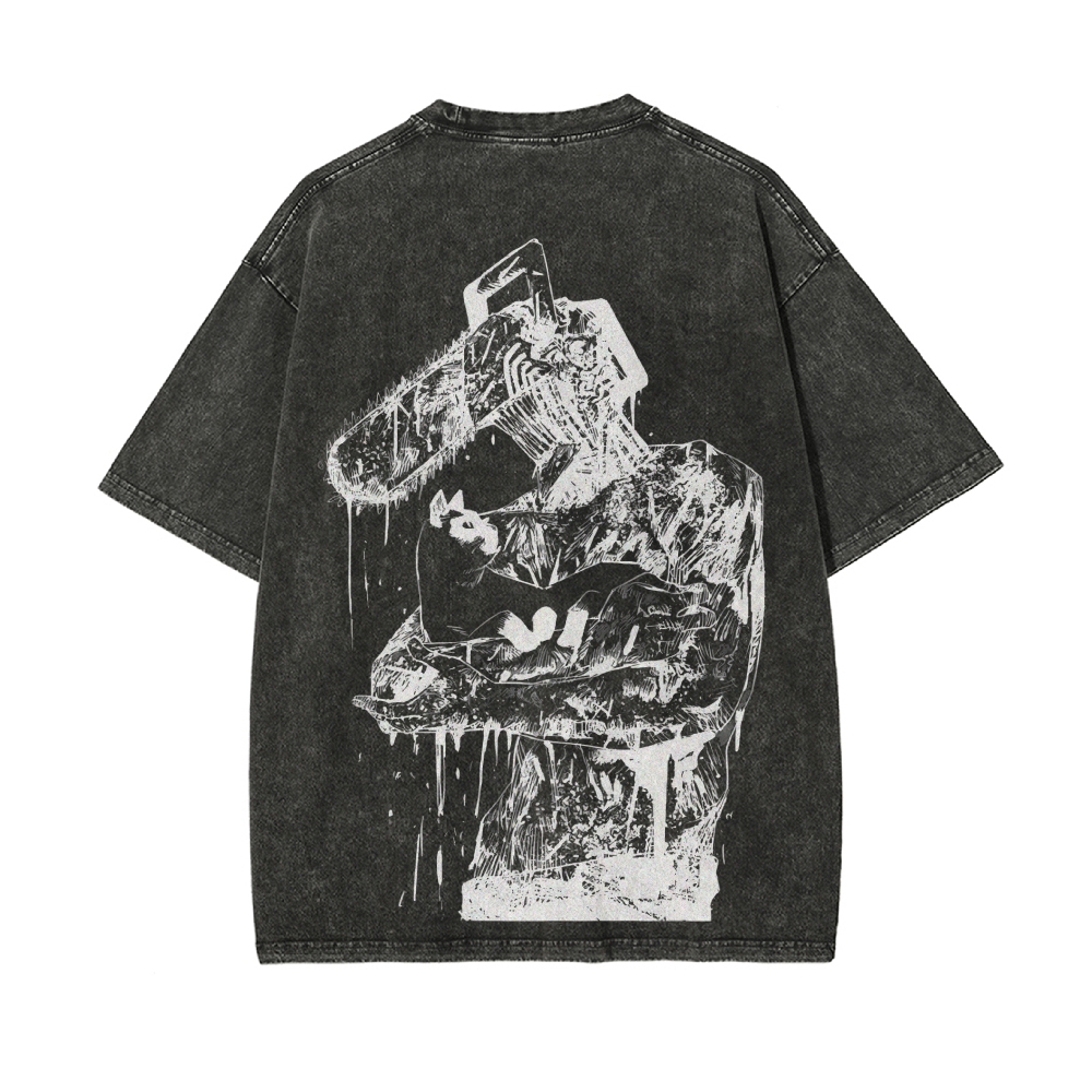 Vintage Oversized T-Shirt Chainsaw Man