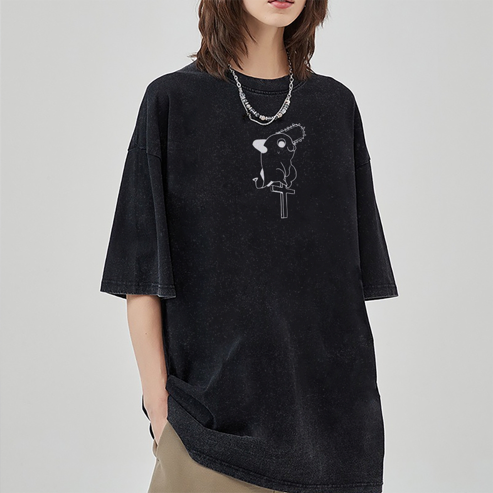 Vintage Oversized T-Shirt Chainsaw Man