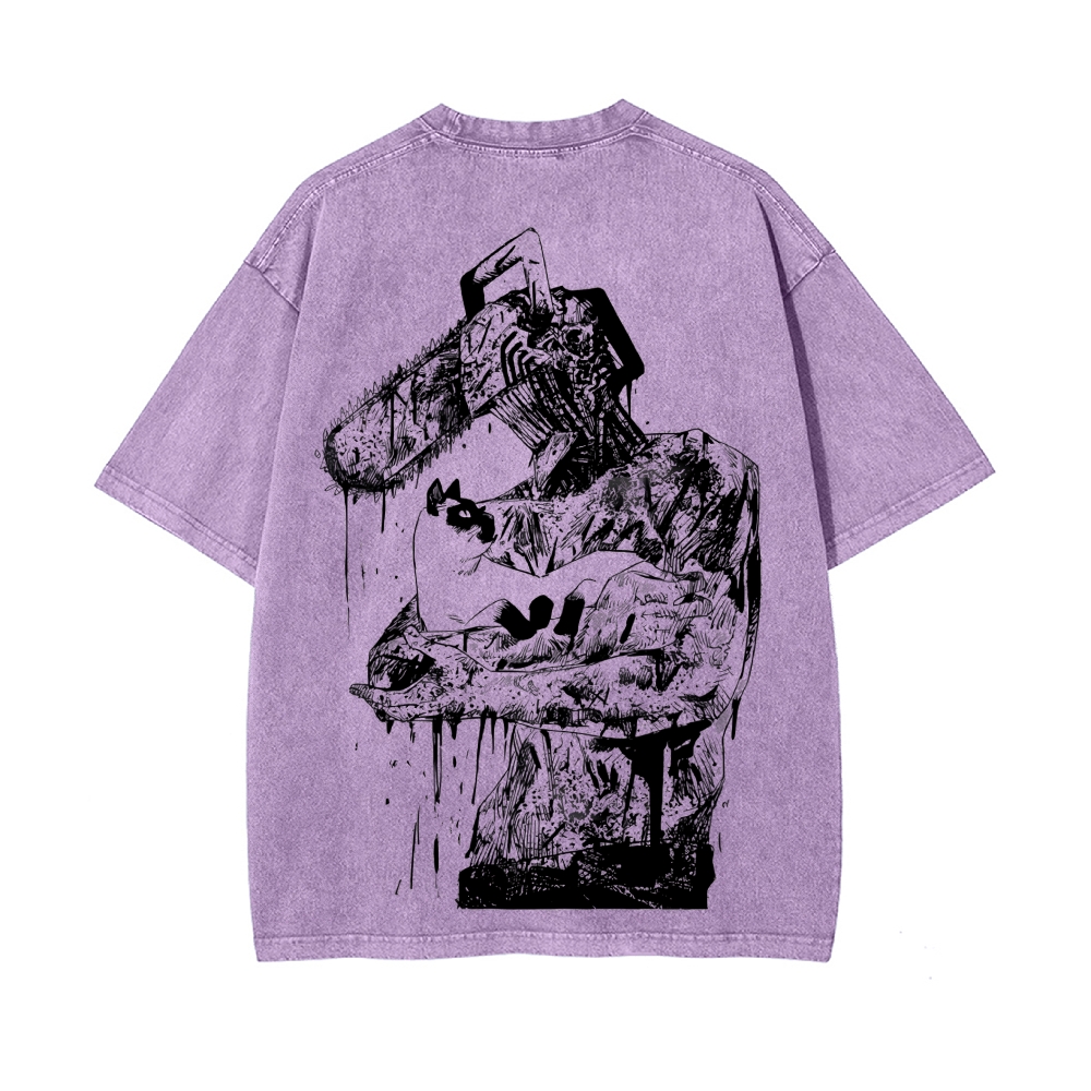 Vintage Oversized T-Shirt Chainsaw Man
