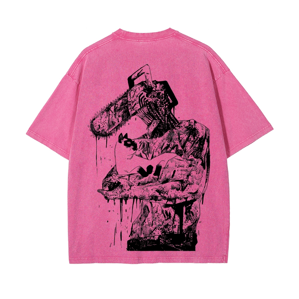 Vintage Oversized T-Shirt Chainsaw Man
