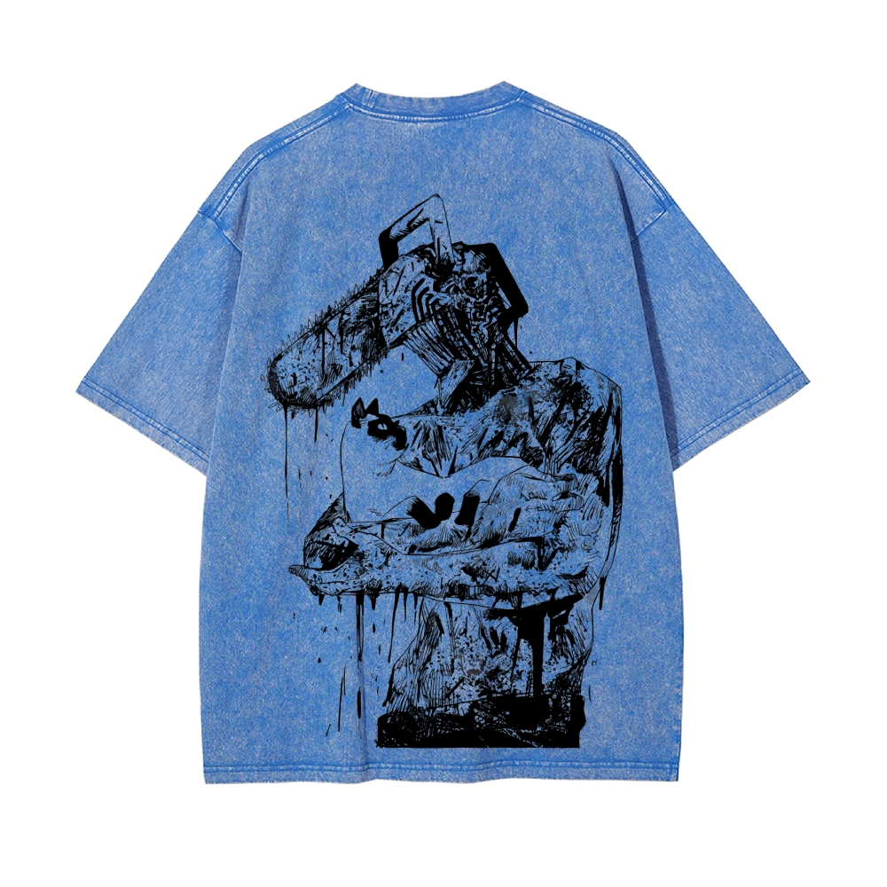 Vintage Oversized T-Shirt Chainsaw Man