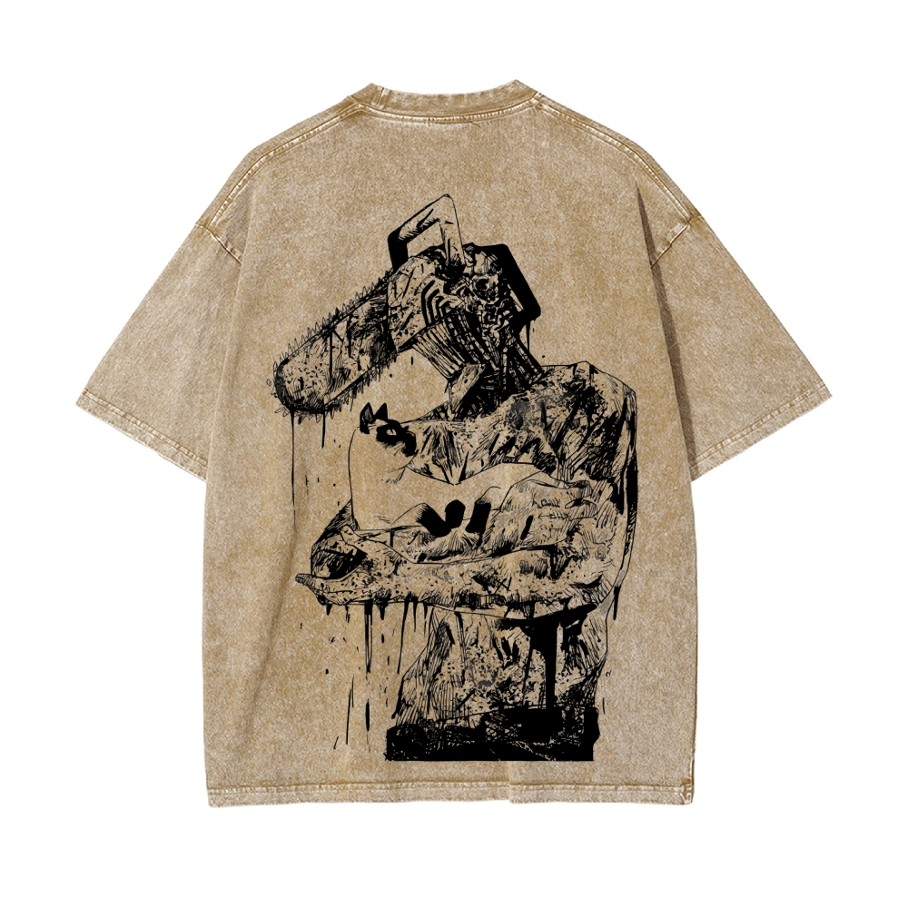 Vintage Oversized T-Shirt Chainsaw Man