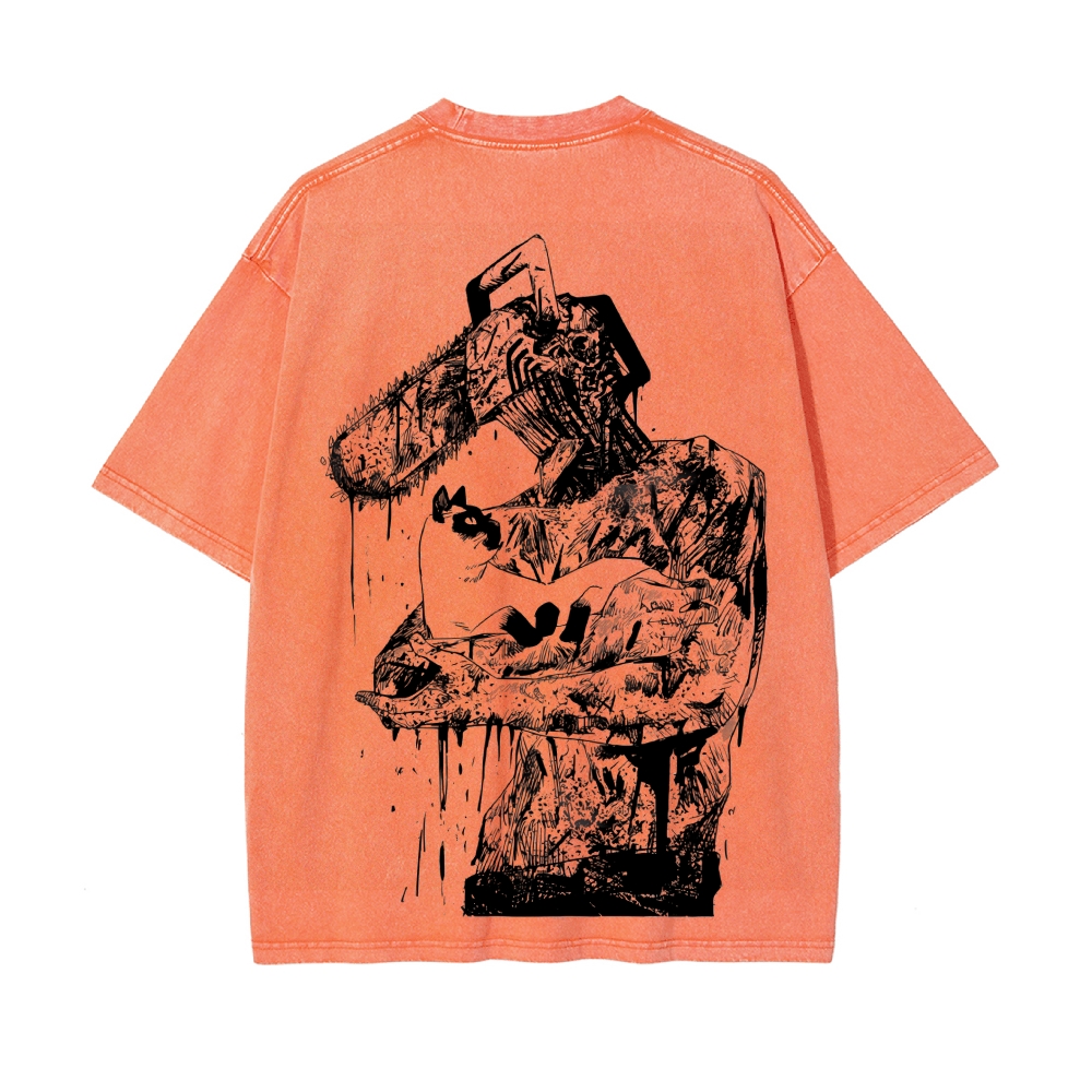 Vintage Oversized T-Shirt Chainsaw Man