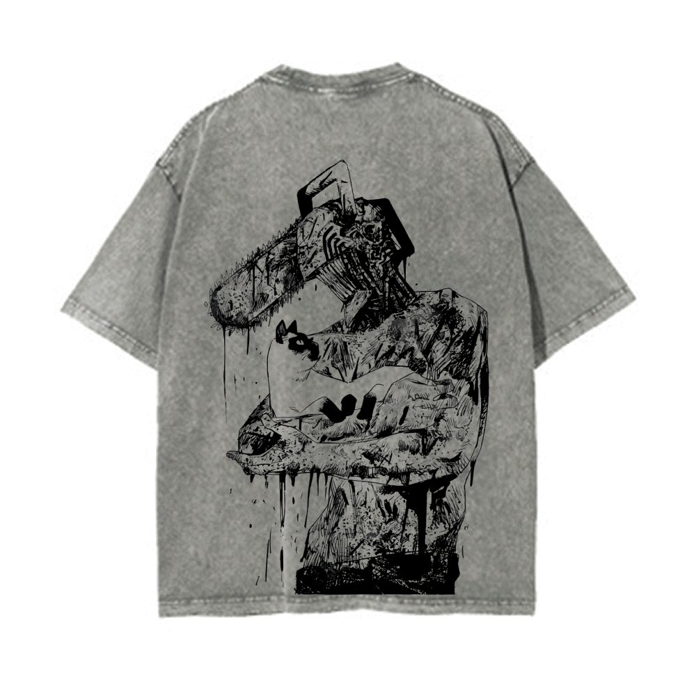 Vintage Oversized T-Shirt Chainsaw Man