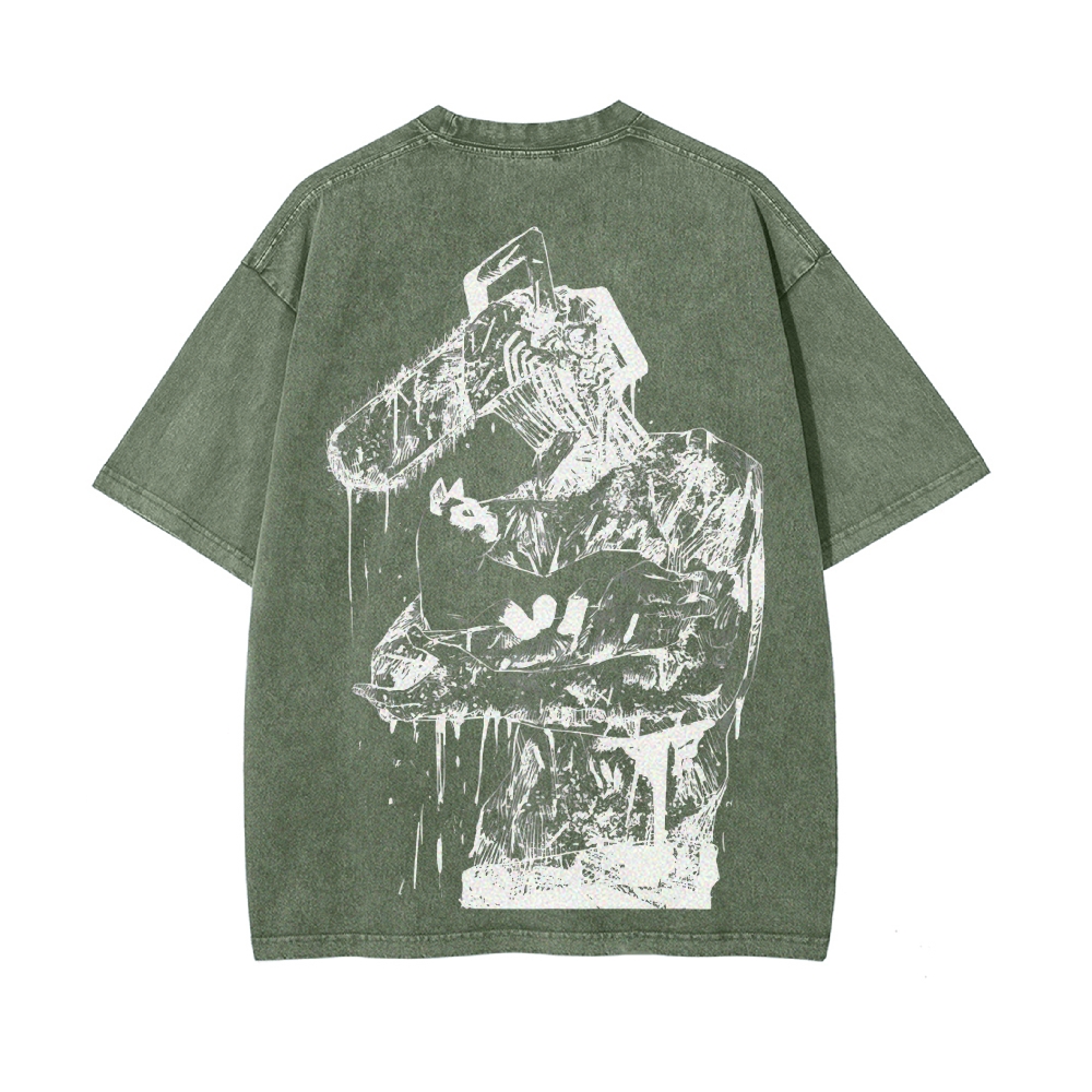 Vintage Oversized T-Shirt Chainsaw Man