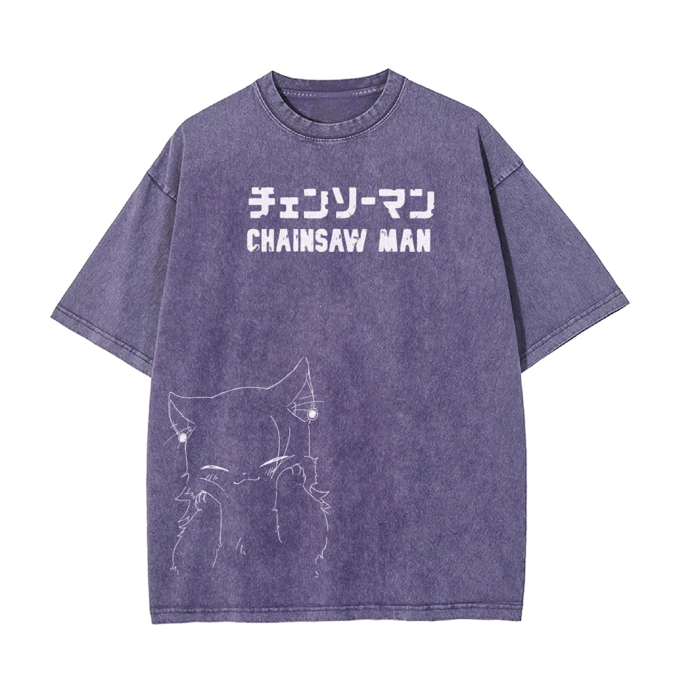 Vintage Oversized T-Shirt Chainsaw Man