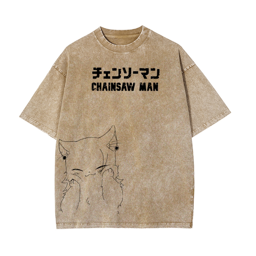Vintage Oversized T-Shirt Chainsaw Man