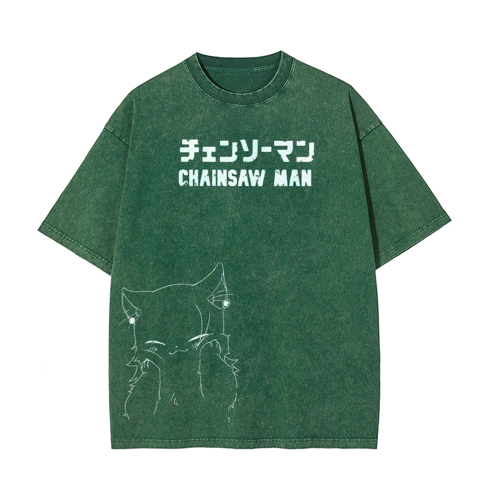 Vintage Oversized T-Shirt Chainsaw Man