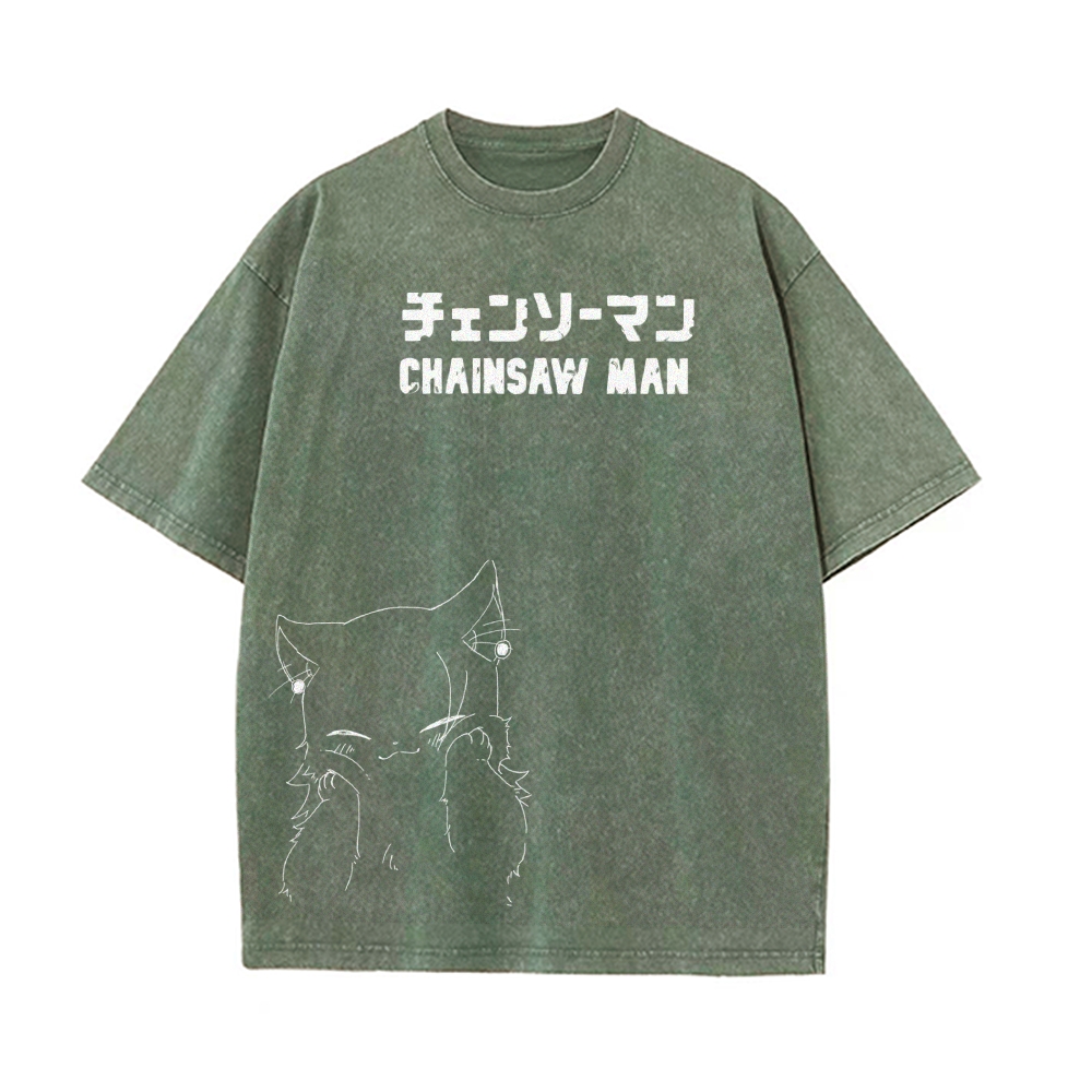 Vintage Oversized T-Shirt Chainsaw Man