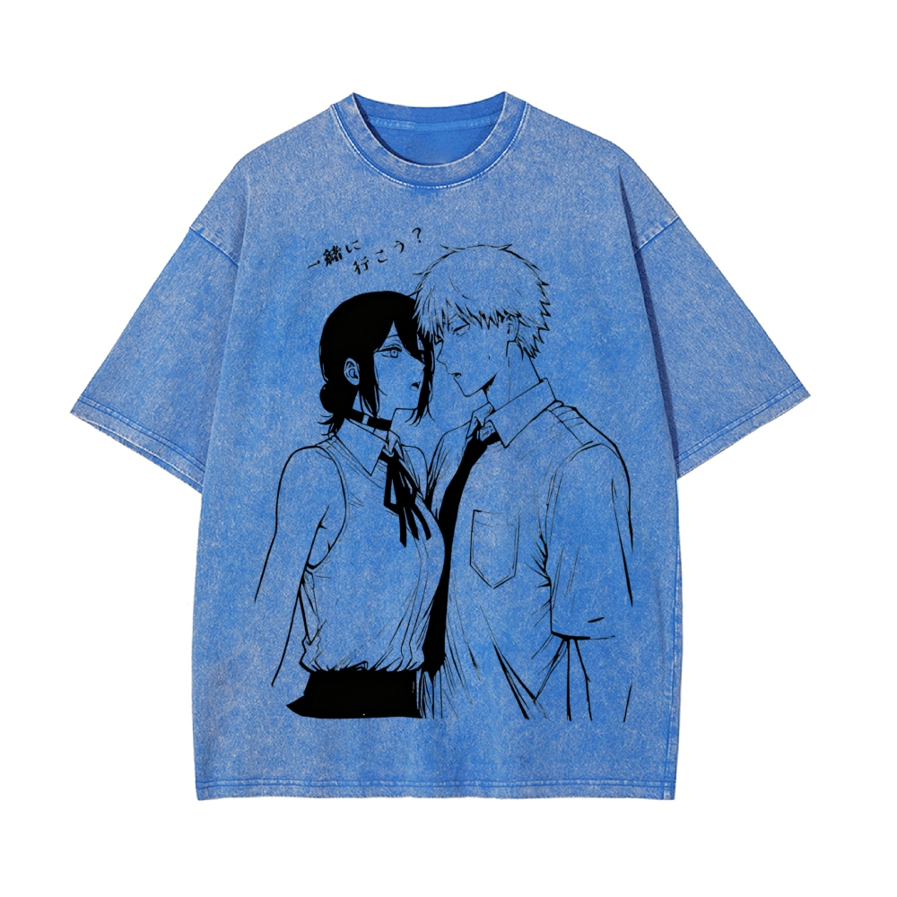Vintage Oversized T-Shirt Chainsaw Man