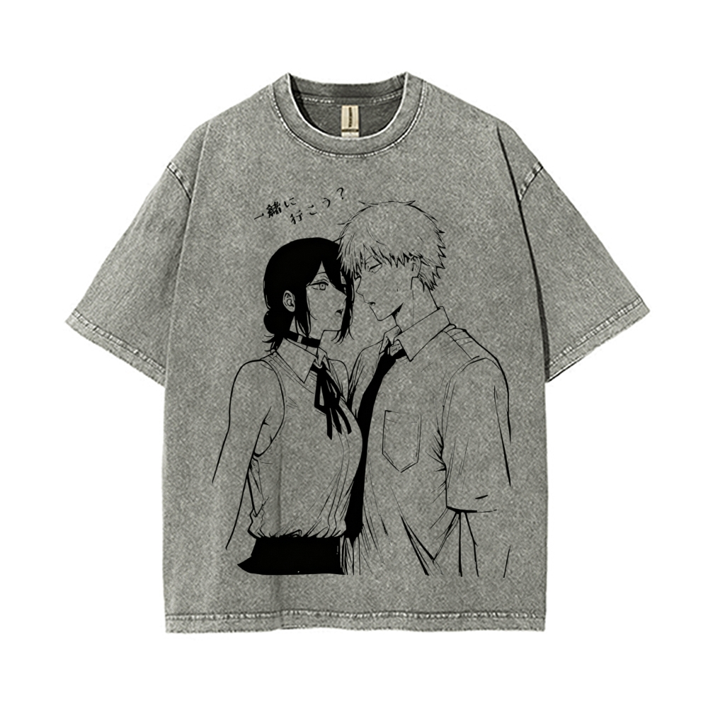 Vintage Oversized T-Shirt Chainsaw Man