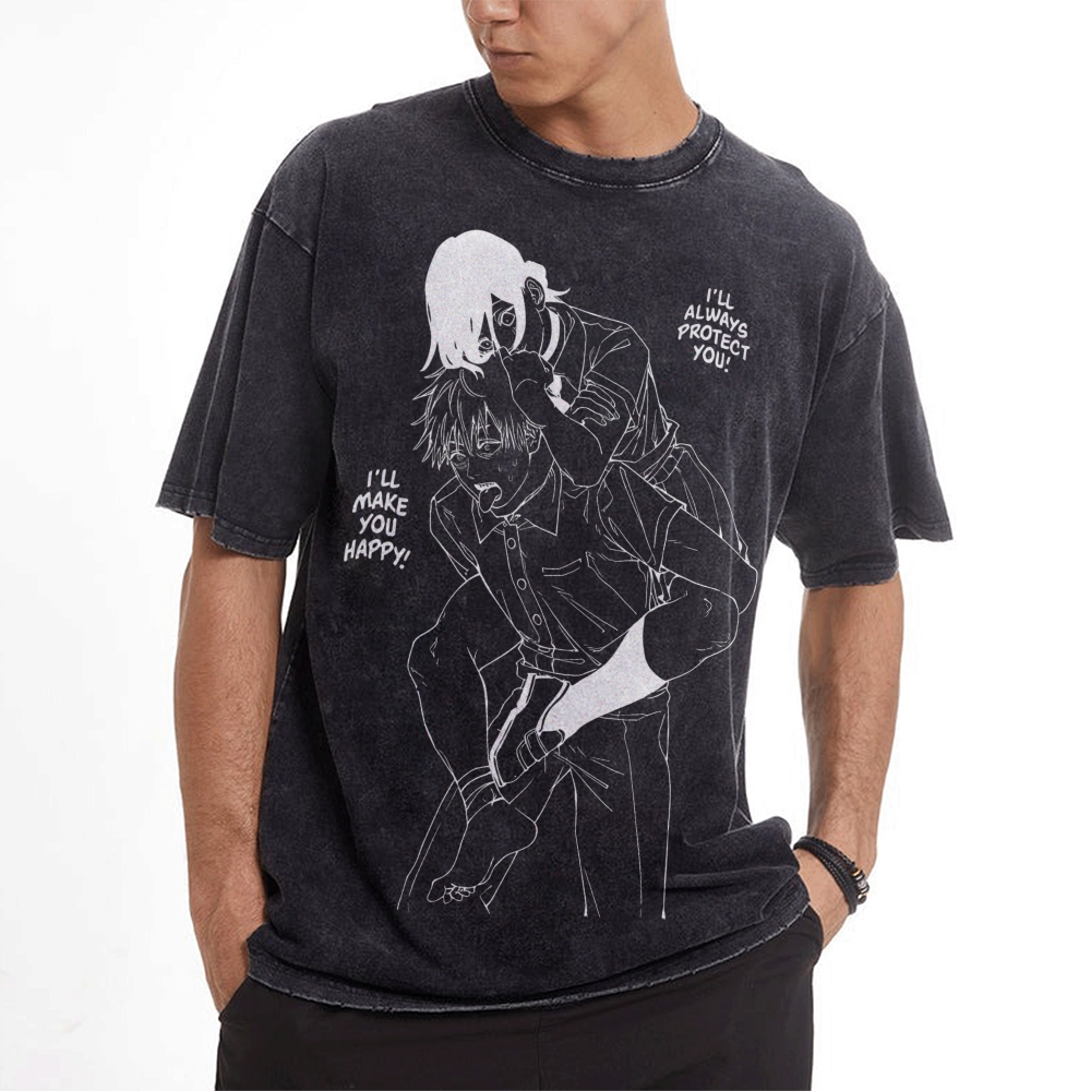 Vintage Oversized T-Shirt Chainsaw Man