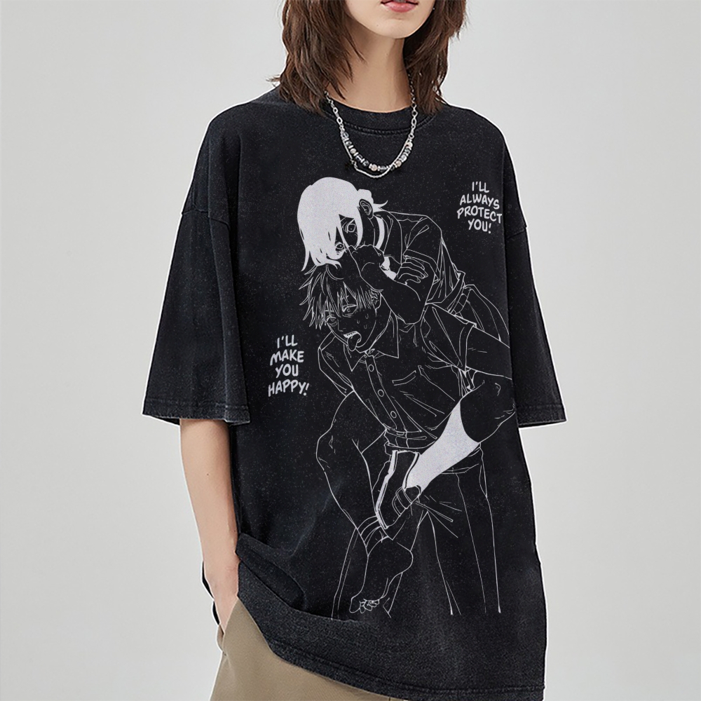 Vintage Oversized T-Shirt Chainsaw Man