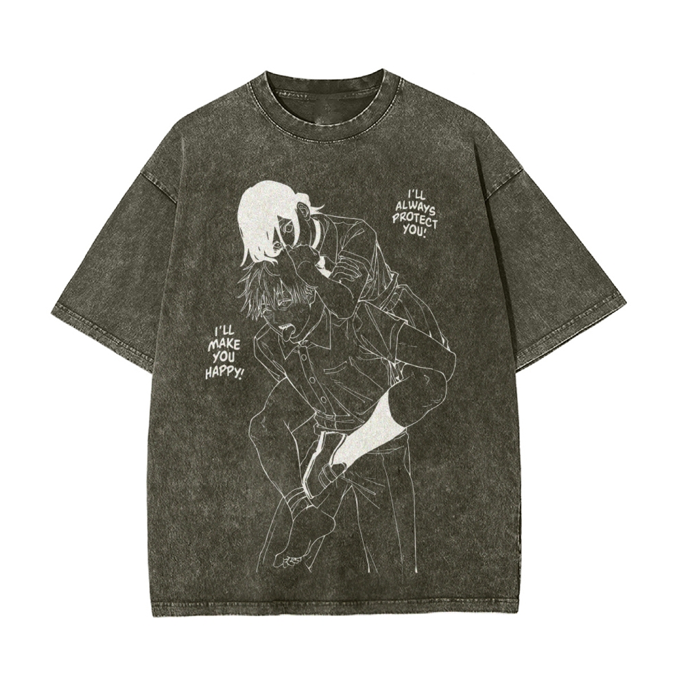 Vintage Oversized T-Shirt Chainsaw Man