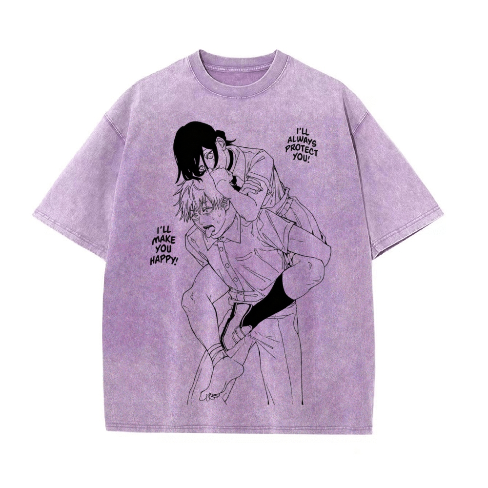 Vintage Oversized T-Shirt Chainsaw Man