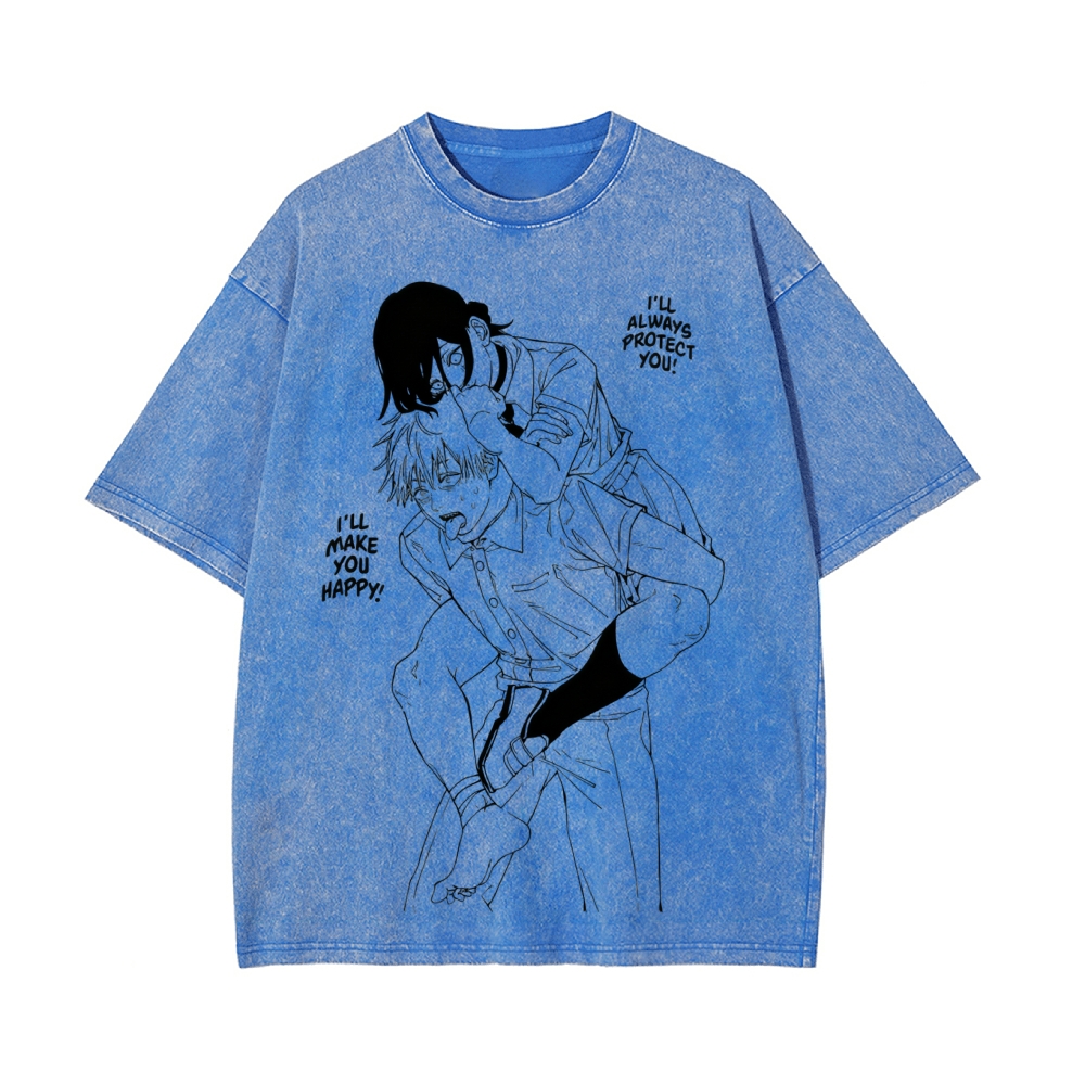 Vintage Oversized T-Shirt Chainsaw Man