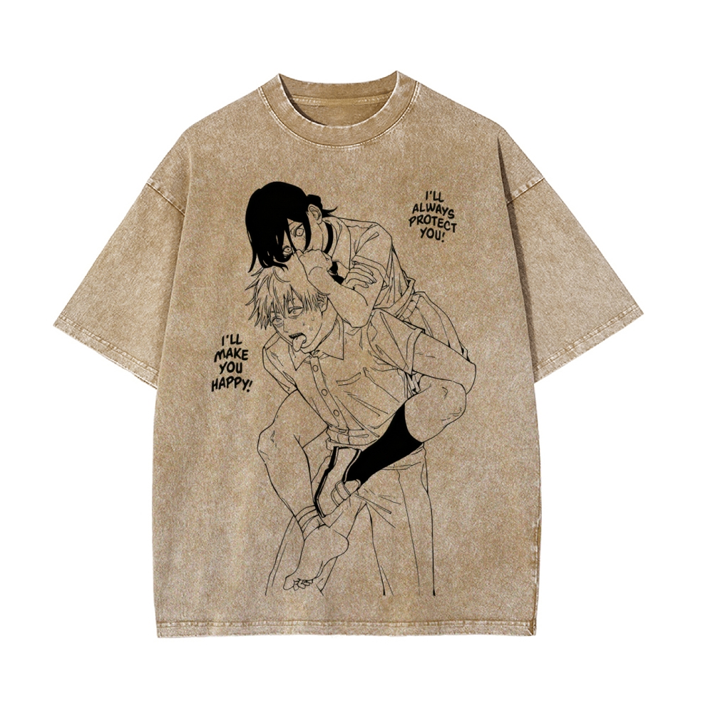 Vintage Oversized T-Shirt Chainsaw Man
