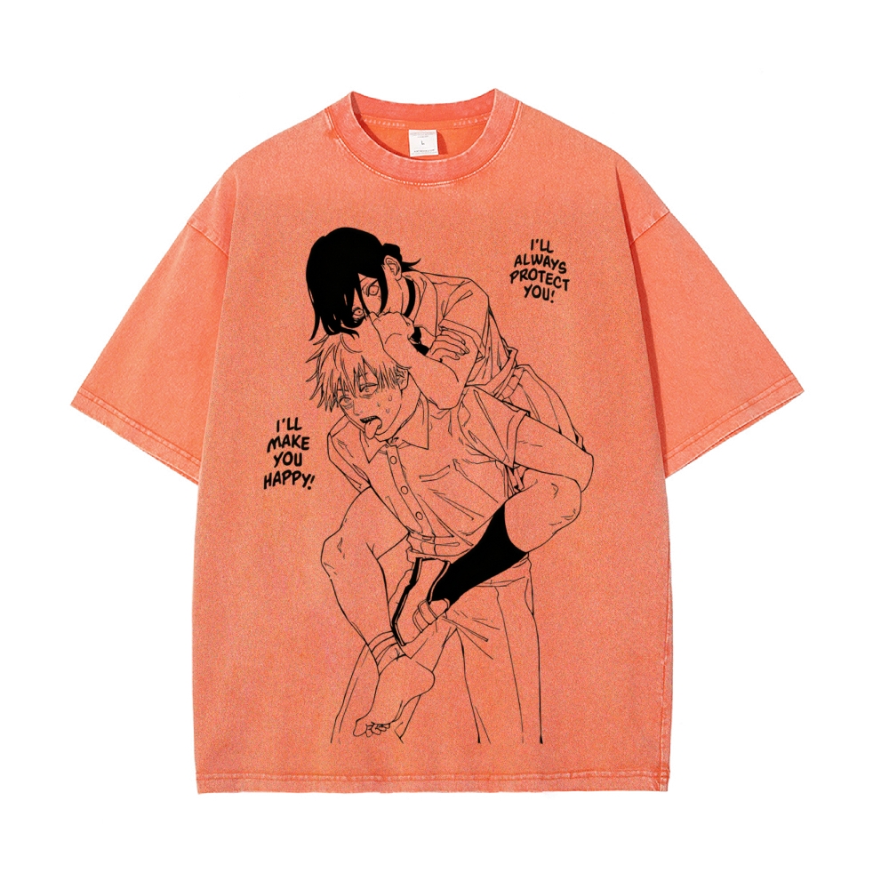 Vintage Oversized T-Shirt Chainsaw Man