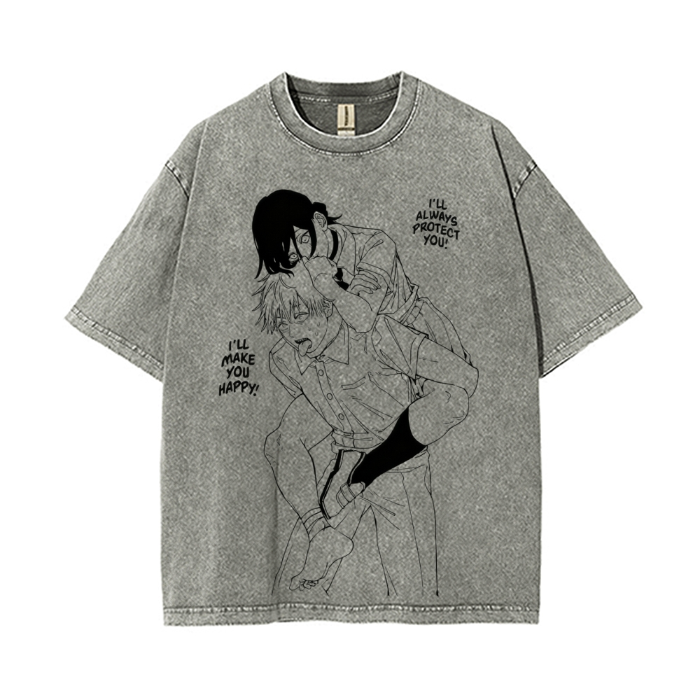 Vintage Oversized T-Shirt Chainsaw Man