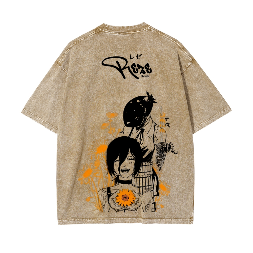 Vintage Oversized T-Shirt Chainsaw Man