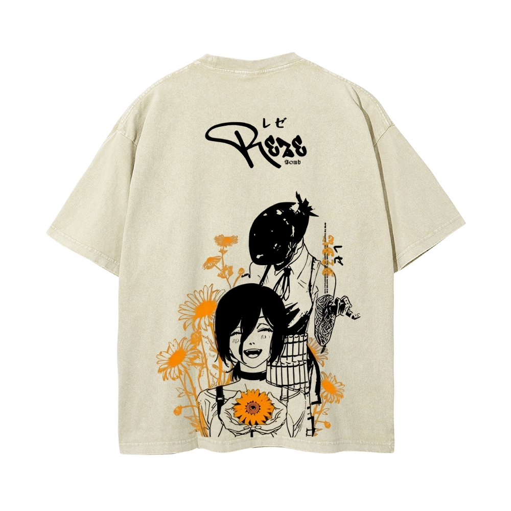 Vintage Oversized T-Shirt Chainsaw Man