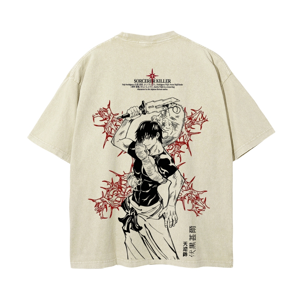 Vintage Oversized T-Shirt Jujutsu Kaisen