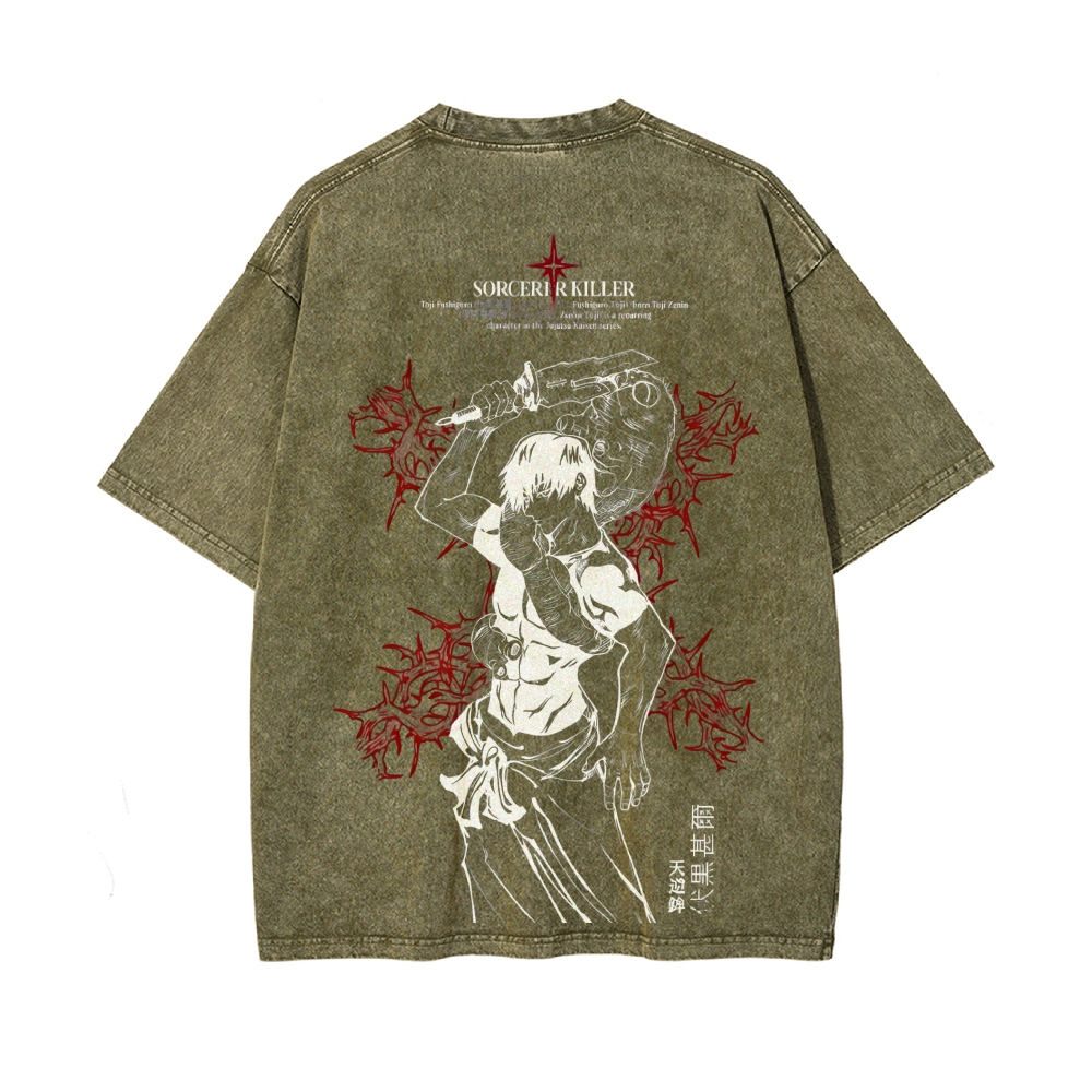Vintage Oversized T-Shirt Jujutsu Kaisen