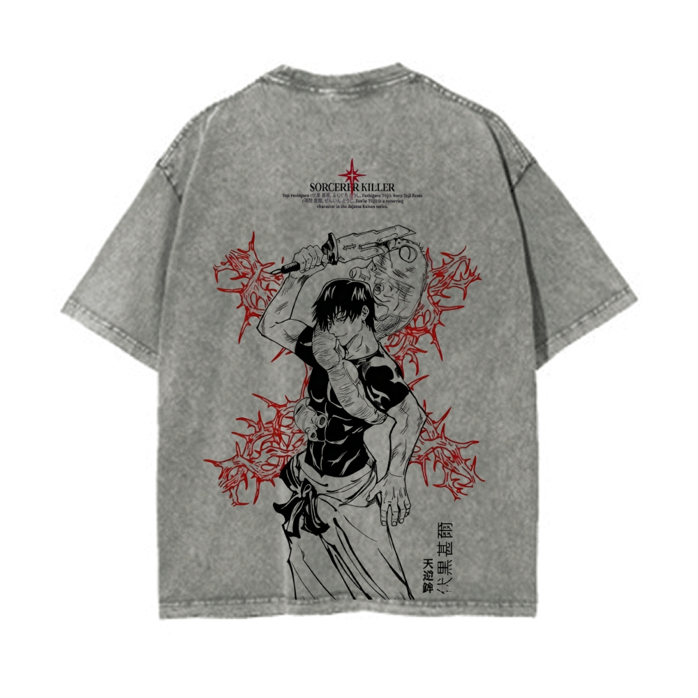 Vintage Oversized T-Shirt Jujutsu Kaisen