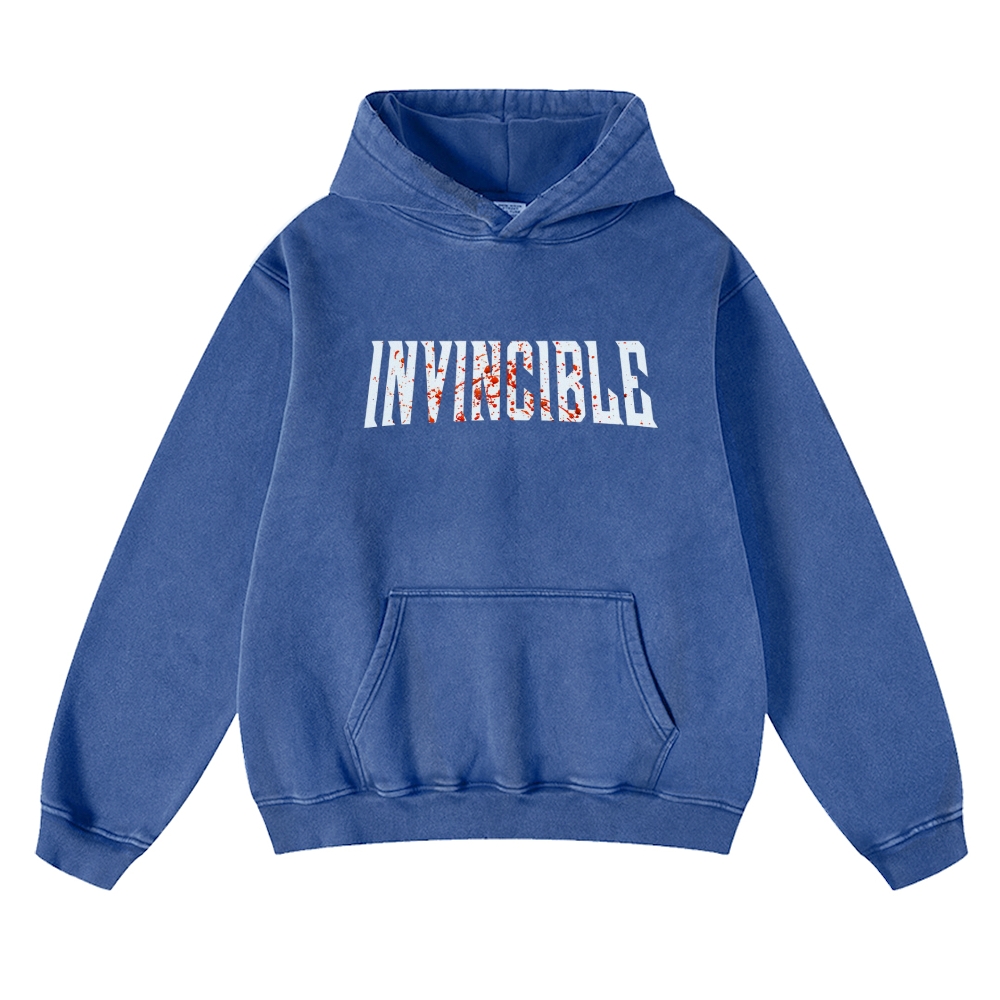 Vintage Oversized Hoodies Invincible