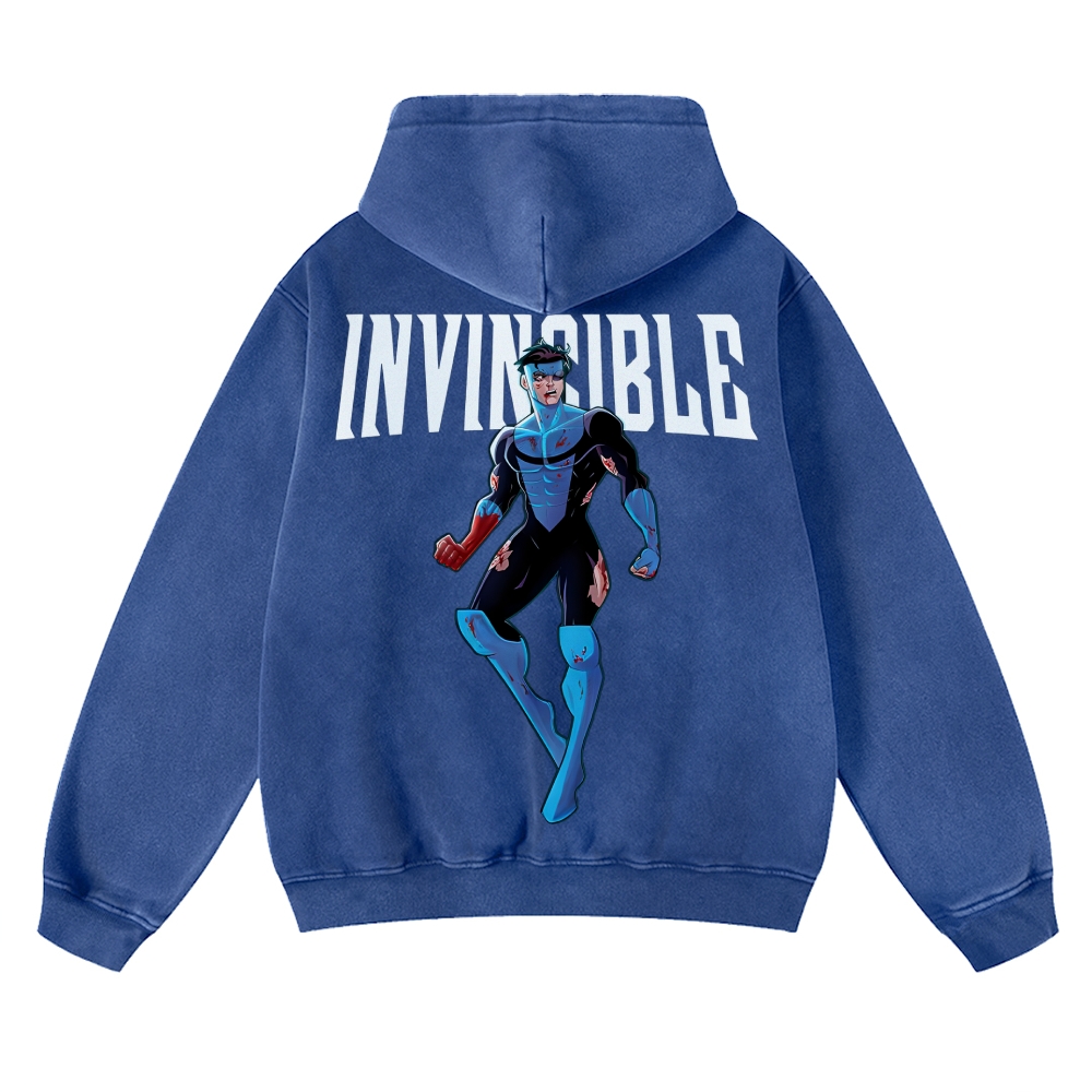 Vintage Oversized Hoodies Invincible
