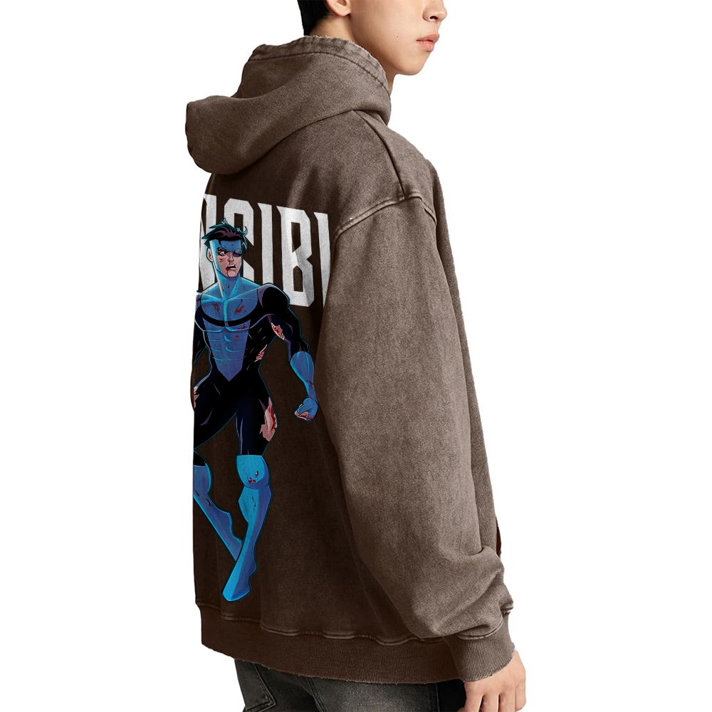 Vintage Oversized Hoodies Invincible